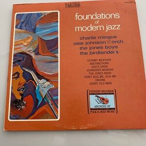 Foundations of Modern Jazz Vinyl Record vtg 50’s Charles Mingus John Coltrane